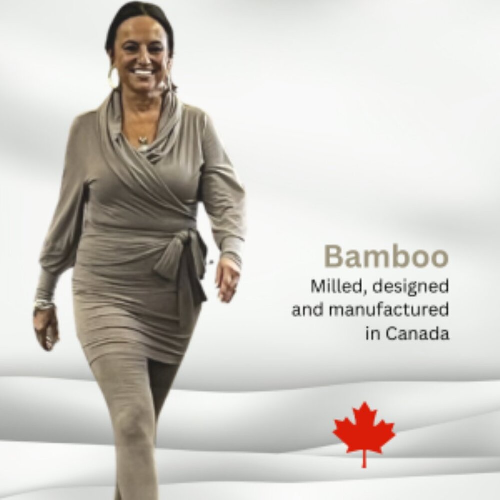 TAUPE BAMBOO POWER SUIT